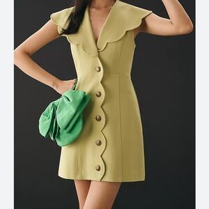 Maeve Scalloped Buttondown Dress